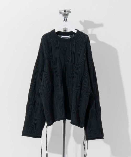 「MAISON SPECIAL」 長袖ニット 2 グレイッシュベージュ メンズの画像