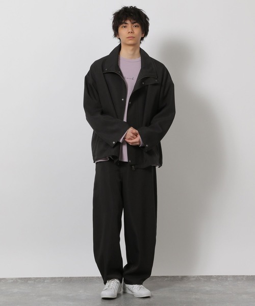 LAKOLE（ラコレ） パンツ 「セットアップ可」ツイルバレルレッグパンツ