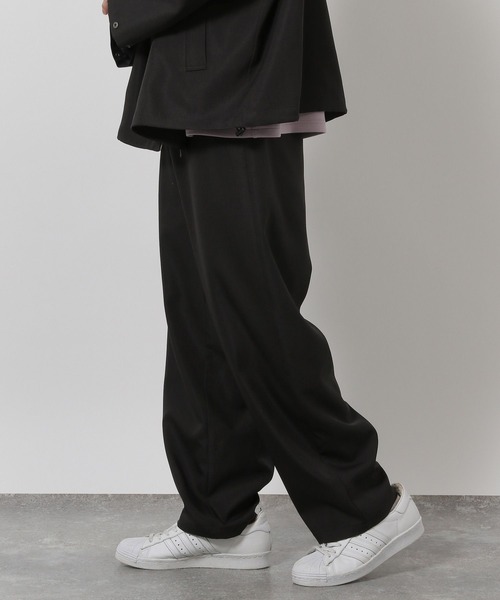 LAKOLE（ラコレ） パンツ 「セットアップ可」ツイルバレルレッグパンツ