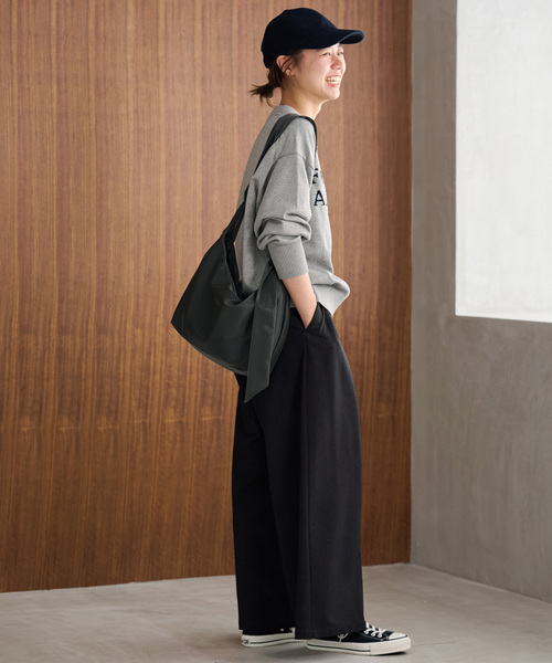 「JOURNAL STANDARD relume」 長袖ニット FREE チャコールグレー レディースの画像