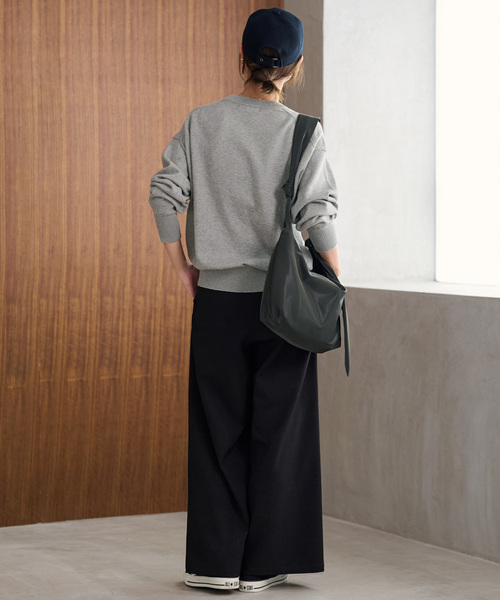 「JOURNAL STANDARD relume」 長袖ニット FREE チャコールグレー レディースの画像