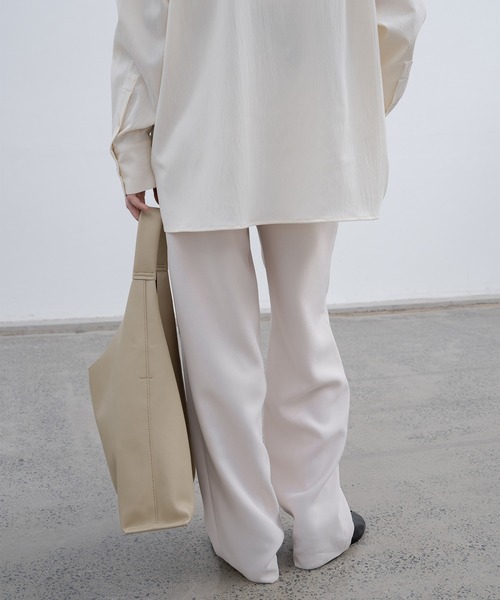 「EKCOOKIES」 長袖シャツ S グレイッシュブルー レディース_画像4