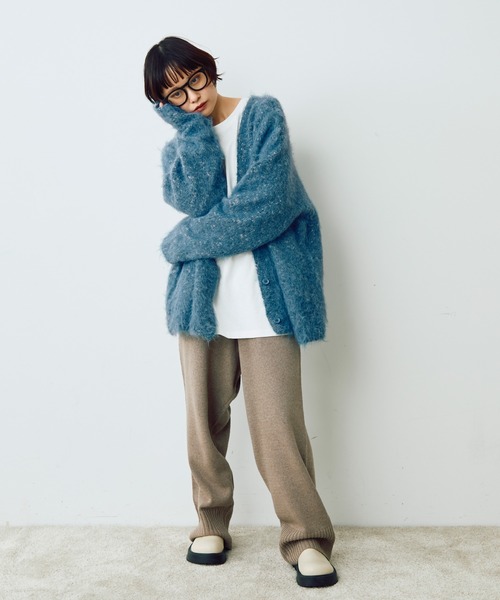 「Crisp」 イージーパンツ FREE アイボリー レディース_画像9