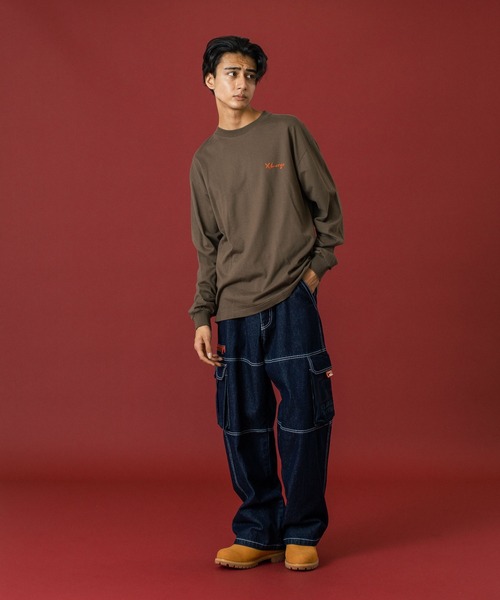 「XLARGE」 カーゴパンツ 32inch インディゴブルー メンズの画像