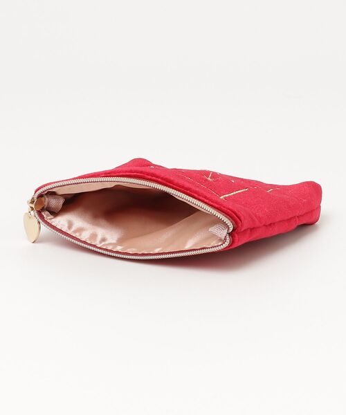 「Flowering」 ポーチ FREE レッド レディース_画像4