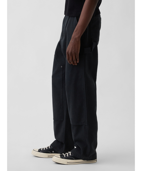 GAP（ギャップ） パンツ '90s ルーズフィット キャンバス ダブルニー