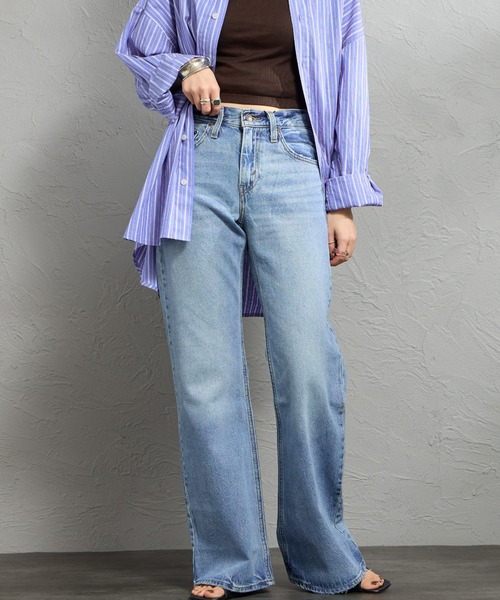 ジーンズ デニム デニムパンツ 「LEVI’S/リーバイス」 BAGGY DAD LASSO ルーズデニム レディース