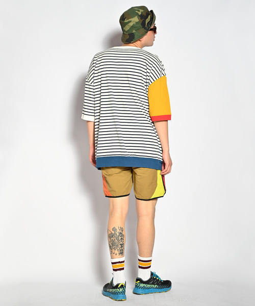 「ALDIES」 半袖Tシャツ FREE ネイビー メンズ_画像3