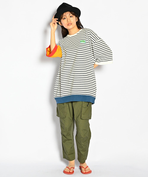 「ALDIES」 半袖Tシャツ FREE ネイビー メンズ_画像5