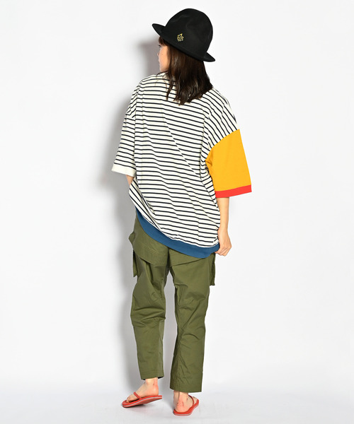 「ALDIES」 半袖Tシャツ FREE ネイビー メンズ_画像6