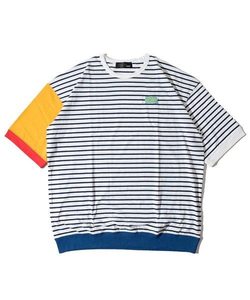 「ALDIES」 半袖Tシャツ FREE ネイビー メンズ_画像7