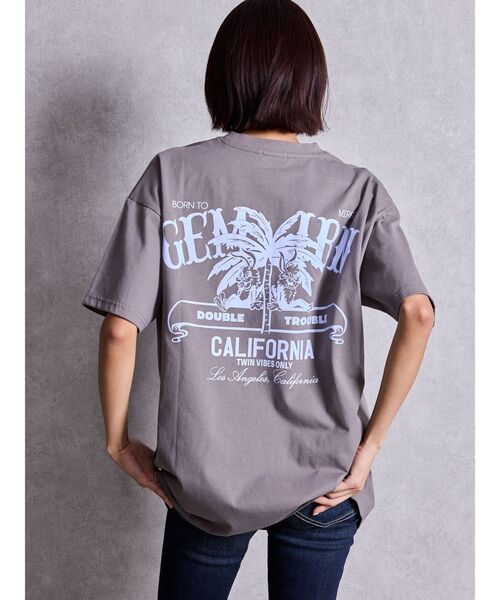GYDA（ジェイダ） tシャツ TWIN VIBES ONLY BUNNY BIG Tシャツ