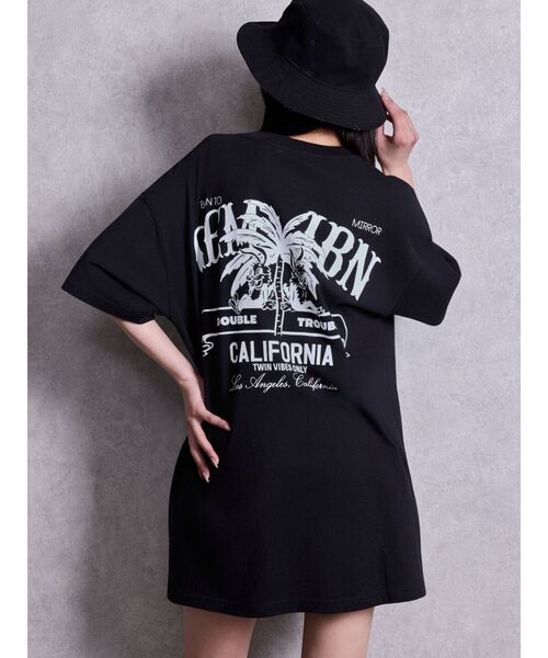 【GYDA】TWIN VIBES ONLY BUNNY BIG Tシャツ GYDA（ジェイダ） tシャツ 半袖 TWIN VIBES ONLY BUNNY BIG Tシャツ
