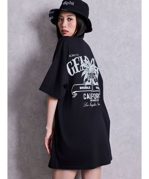 GYDA（ジェイダ） tシャツ 半袖 TWIN VIBES ONLY BUNNY BIG Tシャツ