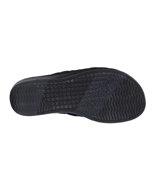 「SKECHERS」 フラットサンダル 26cm ホワイト×ブラック レディース_画像7