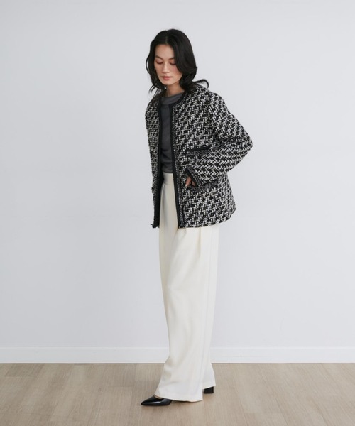 ワイドパンツ パンツ ツイミーツイルヘビー ラップパンツ「la veille by SUPERIOR CLOSET」 レディースの画像