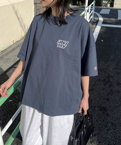 トップス journal standard champion holiday Champion（チャンピオン） tシャツ 別注「CHAMPION*JOURNAL STANDARD