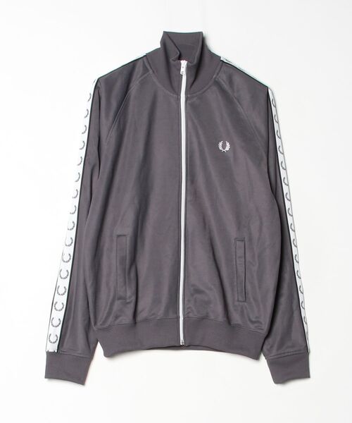 フレッドペリー　トラックジャケット　グレー　m ジャージ FRED PERRY（フレッドペリー） ジャージブルゾン M グレー メンズ