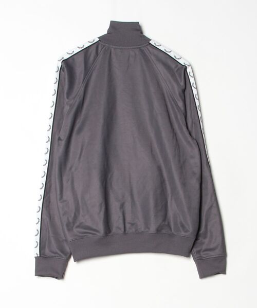 【美品】FRED PERRY グレー ジャージ M FRED PERRY（フレッドペリー） ジャージブルゾン M グレー メンズ