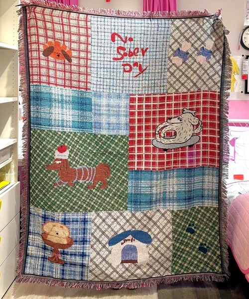 ブランケット Plaid collage animal blanket : ZOZOTOWN Yahoo!店