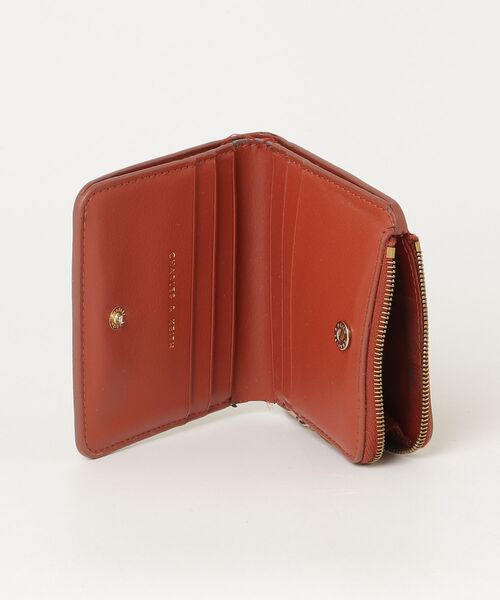 「CHARLES & KEITH」 ワンポイント財布 - ブラウン レディース_画像4