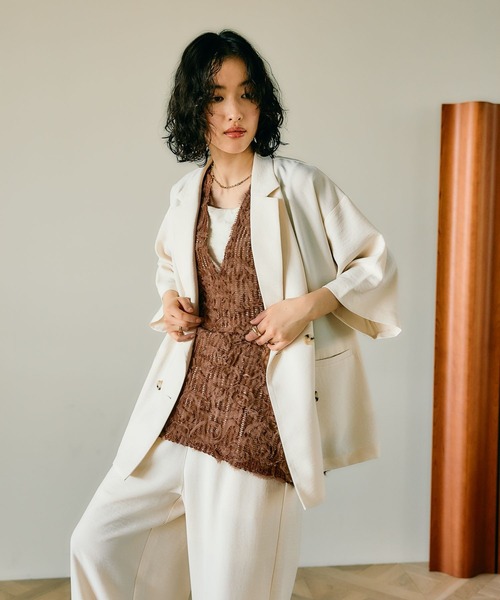 「LEPSIM」 ジャケット FREE ブラック レディース_画像3
