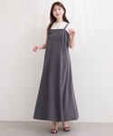 ワンピース カットジョーゼットキャミワンピースの詳細画像4