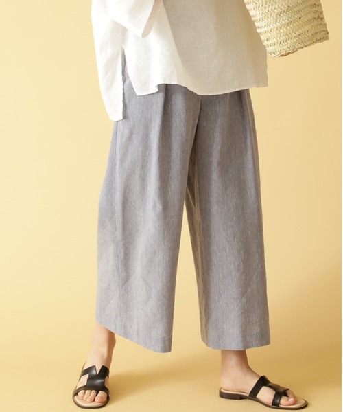 「human woman」 パンツ LARGE ブラウン レディース_画像2