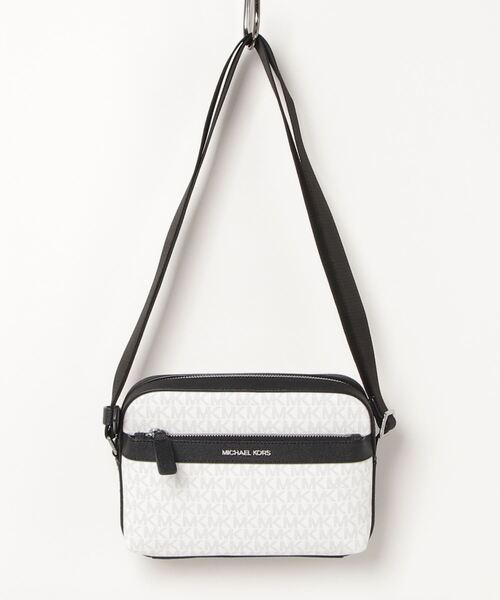MICHAEL KORS ショルダーバッグ ホワイト/ブラック　新品 MICHAEL KORS（マイケルコース） ショルダーバッグ FREE ホワイト