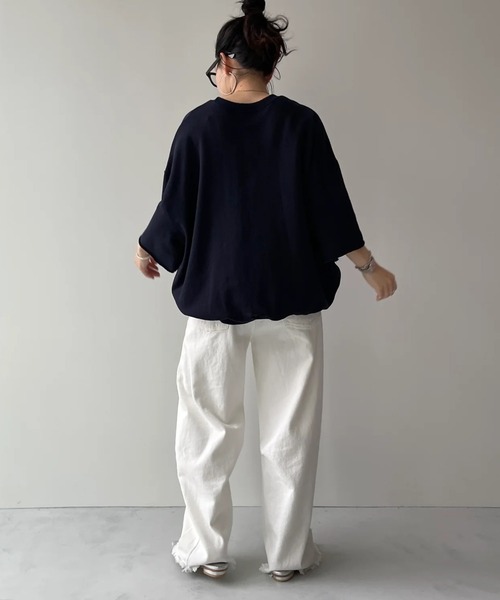 「wee9s」 デニムパンツ M ブラック レディース_画像8
