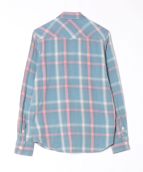 「REMI RELIEF」 長袖シャツ MEDIUM ブルー メンズ_画像2