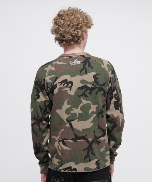 AVIREX（アヴィレックス） tシャツ 「直営店限定」MINI WAFFLE CAMO L