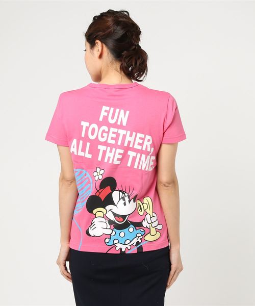Tシャツ Tシャツ リンクコーデ Disney ディズニー ミニーtシャツ レディース Zozotown Paypayモール店 通販 Paypayモール