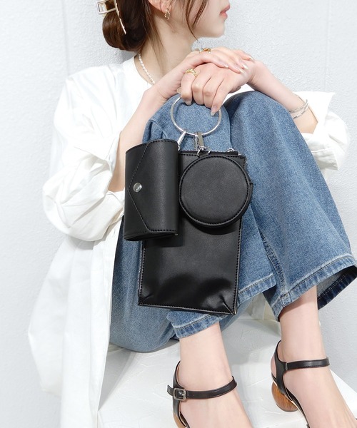 minia（ミニア） ショルダーバッグ バッグ 多機能リングマルチ