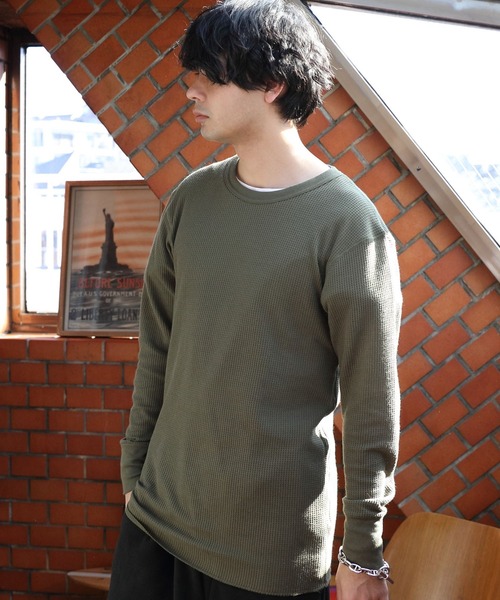 軽量☆ワッフルニット【Reigning Champ】長袖Tシャツ 長袖tシャツ メンズ ブランド 通販 ジェーイーモーガン jemorgan