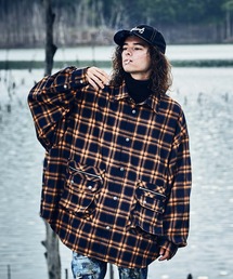 glamb シャツ 4XL Check SH / フォーエックスエルチェックシャツ