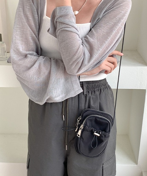 cream creme トートバッグ ミニポケットクロスバッグ レディース