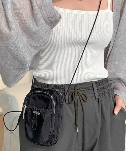 cream creme トートバッグ ミニポケットクロスバッグ レディース