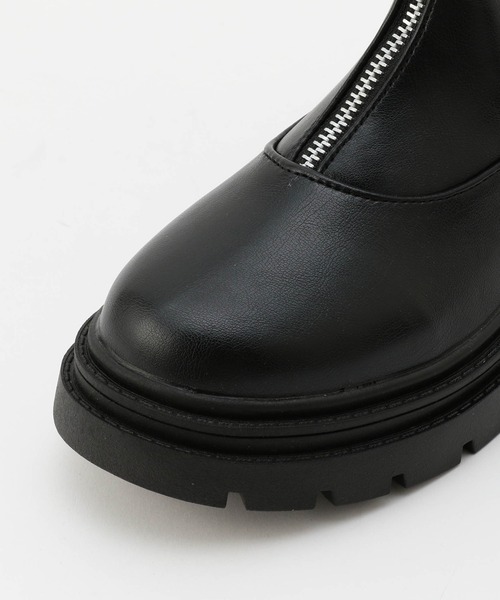 179/WG ブーツ フロントZIPブーツ レディース : ZOZOTOWN Yahoo!店