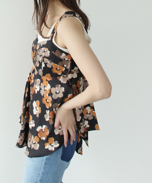 ブラウス シャツ VENIT / FLORAL PRINT CAMI(フラワープリントキャミトップス) レディース venit ブラウス シャツ VENIT / FLORAL PRINT CAMI(フラワー