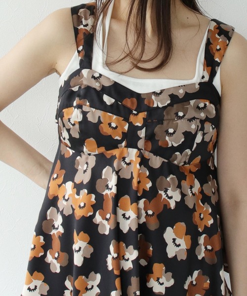 venit ブラウス シャツ VENIT / FLORAL PRINT CAMI(フラワー
