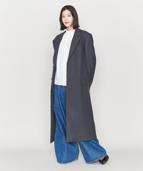 ASTRAET メルトン ビックチェスターコートサイズ0