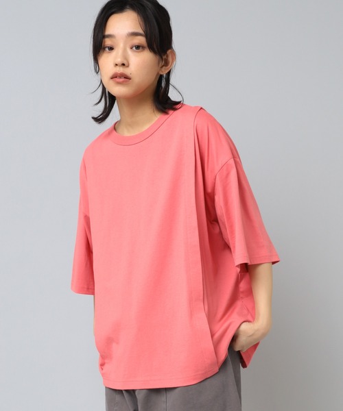 tシャツ M2168 あつみの違う切り替え半Ｔ レディース
