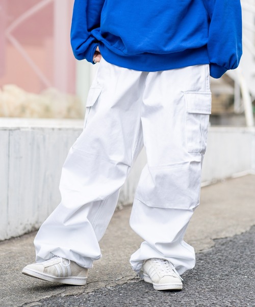 パンツ JSB cargo pants セール】3カラーコットンワイドカーゴパンツ XXK4140