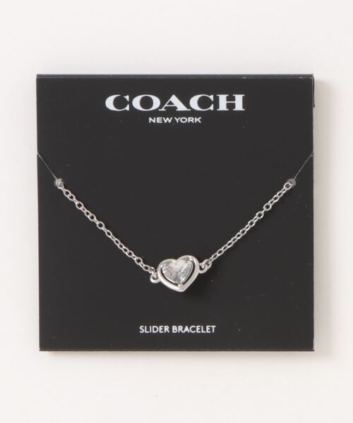 COACH ブレスレット ハロー ハート スライダー レディース