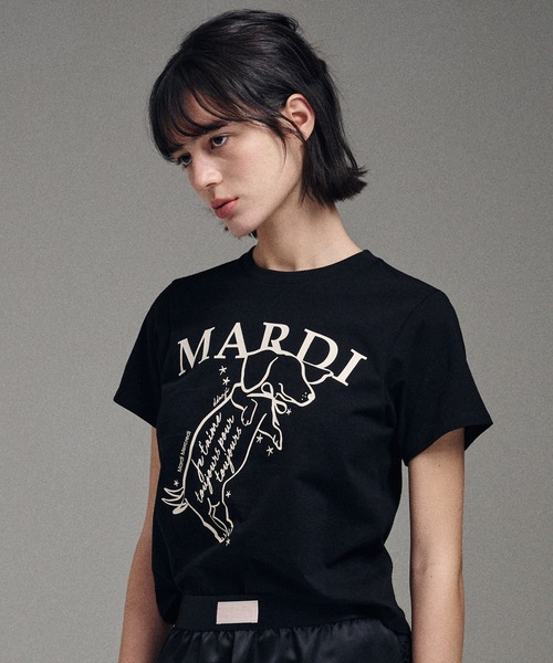 Mardi Mercredi（マルディメクルディ） tシャツ SLIM TSHIRT SWING THE