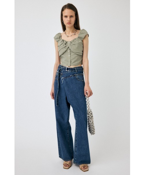 ブラウス シャツ Gathered Layered Camisole レディース MOUSSY tシャツ LAYERED GATHERED ブラウス レディース