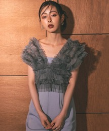 DONOBAN ドレス 「ANDRESD」tulle vest all in one dress