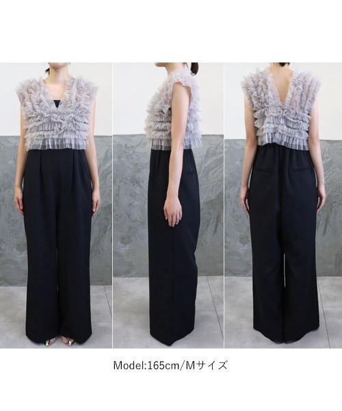 DONOBAN ドレス 「ANDRESD」tulle vest all in one dress