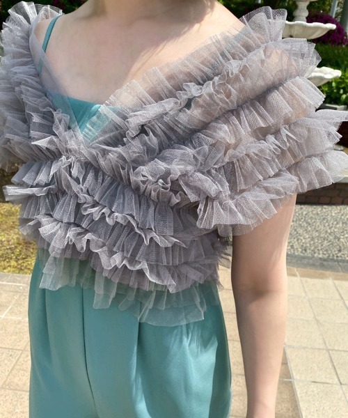 DONOBAN ドレス 「ANDRESD」tulle vest all in one dress
